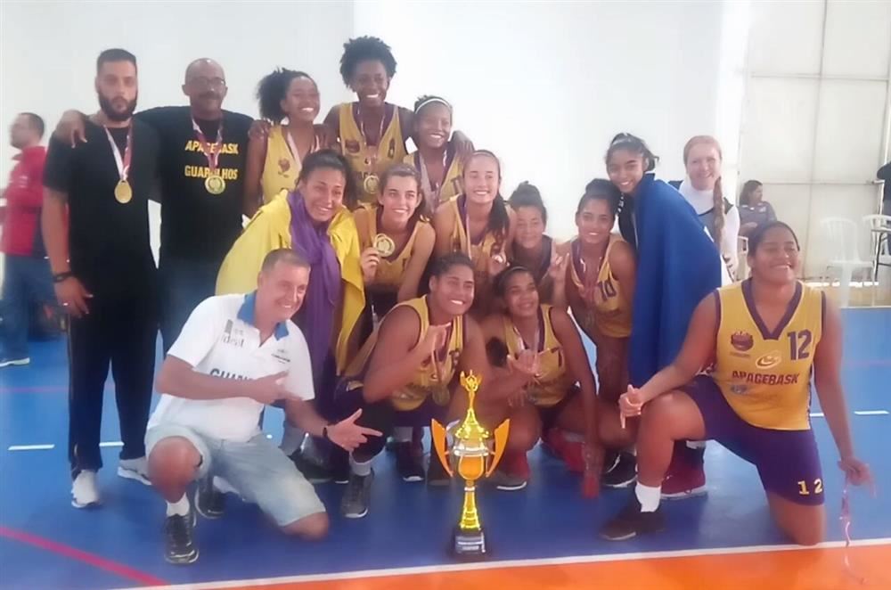 Basquete feminino conquista medalha de ouro nos Jogos Regionais de Ilhabela