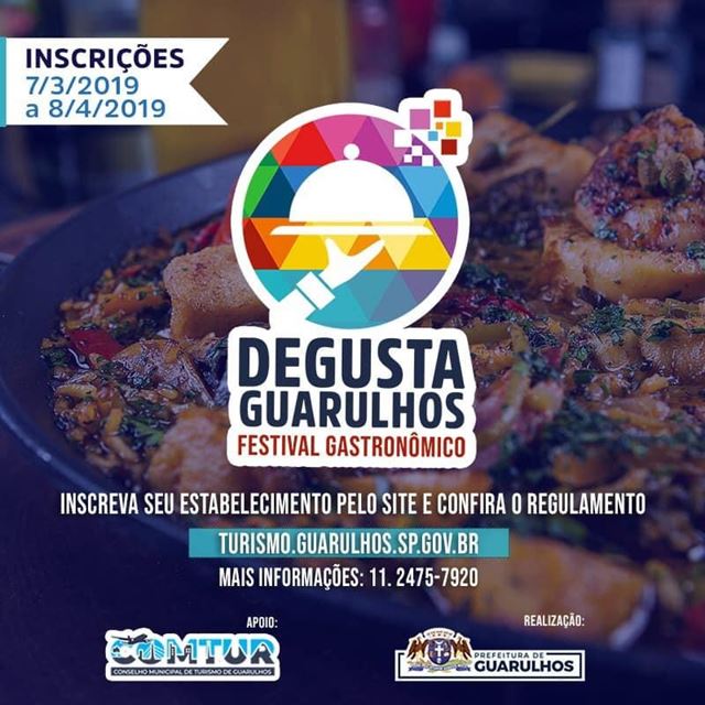 Prefeitura recebe inscrições para o festival gastronômico “Degusta Guarulhos”