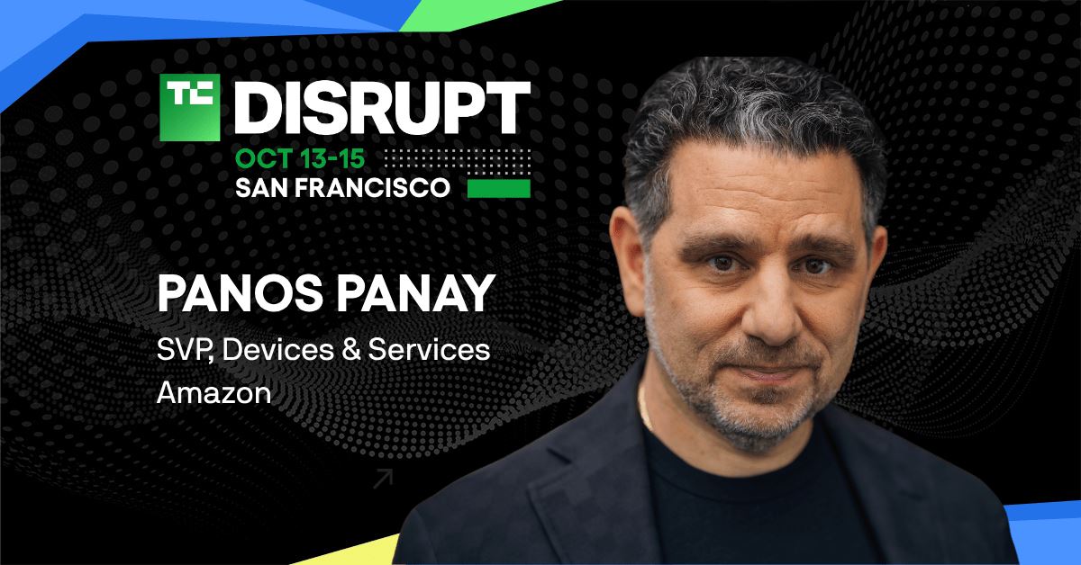 O que vem depois do smartphone? Panos Panay, da Amazon, apresentará sua visão no TechCrunch Disrupt 2026