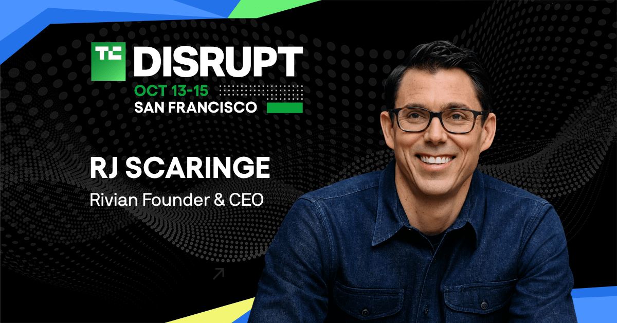 O CEO da Rivian, RJ Scaringe, está apostando em veículos elétricos, robôs e autonomia ao mesmo tempo — ele explicará o porquê no Disrupt 2026