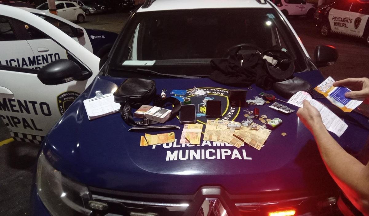 GCM prende homem por furto em caixas eletrônicos e apreende adolescente no Jardim Vila Galvão