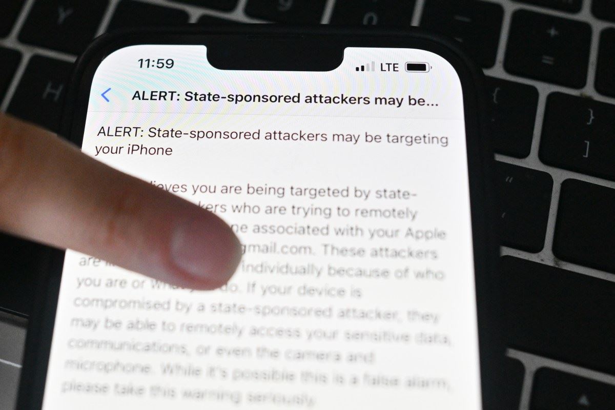 Número sem precedentes de usuários da Apple recebeu alerta recente de spyware, dizem investigadores