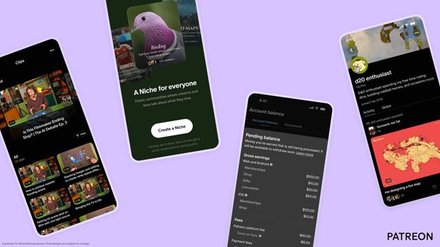 Patreon lança 30 novos recursos para criadores, incluindo clipes curtos e descoberta reformulada