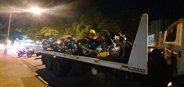 Chega a 49 o total de motos apreendidas pela Blitz da Virada