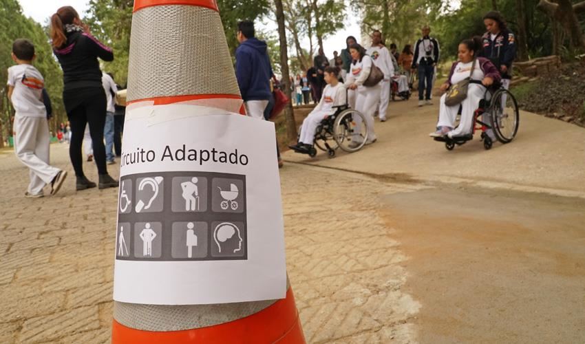 Proguaru executa obras de circuito adaptado no Bosque Maia