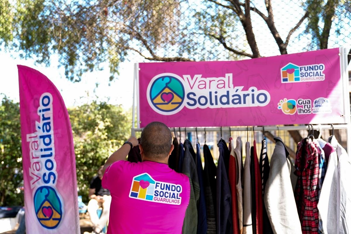 Programação de setembro do Varal Solidário inclui cinco bairros em Guarulhos