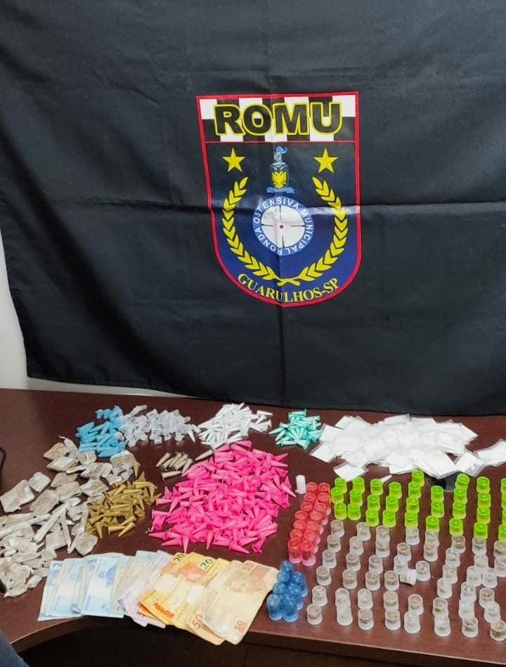 GCM apreende 4,2 kg de drogas no combate ao tráfico na cidade