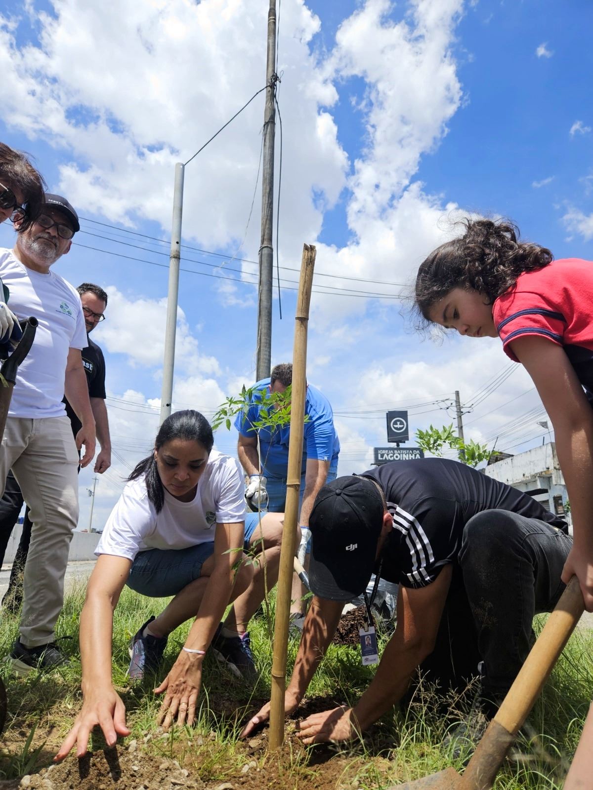 A Prefeitura realiza plantios de 470 mudas de árvores nativas da Mata Atlântica ao longo de setembro