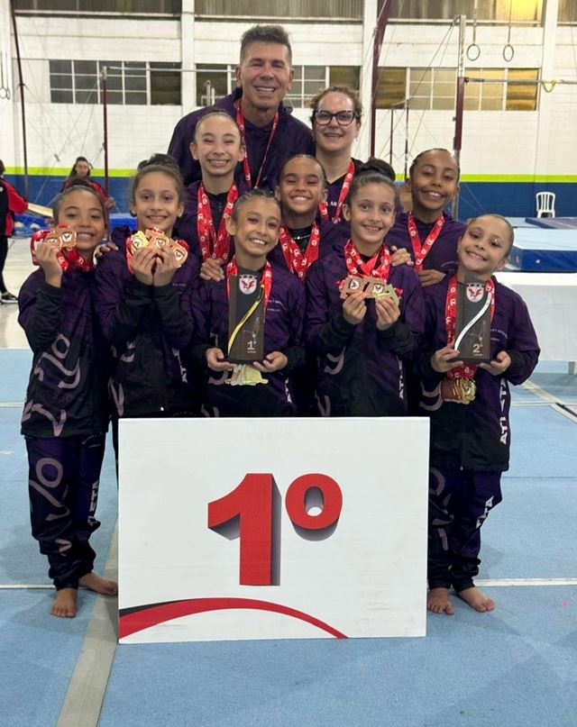 Acrorit/Guarulhos conquista o título estadual pré-infantil de ginástica artística