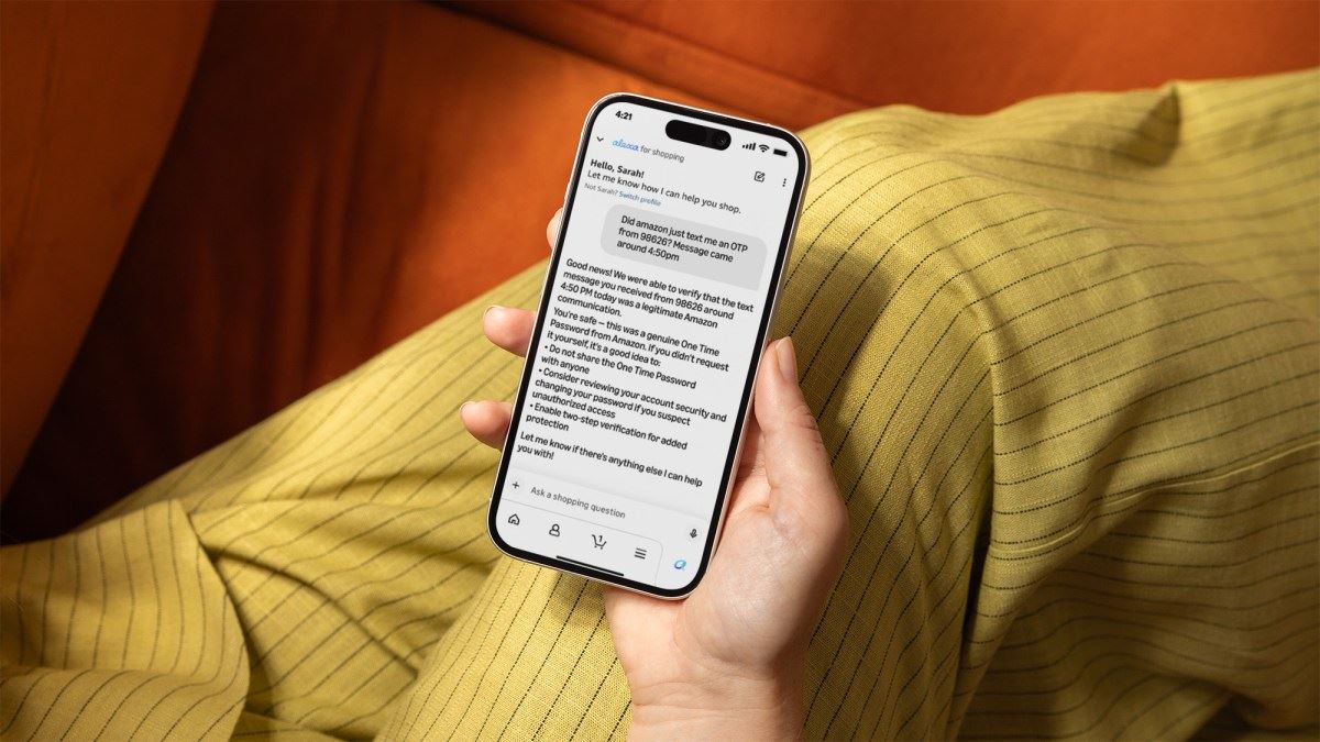 Aviso: a IA de compras da Amazon agora pode te dizer se essa mensagem é um golpe