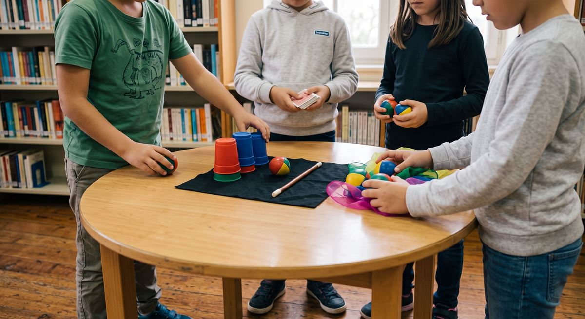 Biblioteca Portuguesinha promove oficina gratuita de mágicas e circo no próximo dia 12