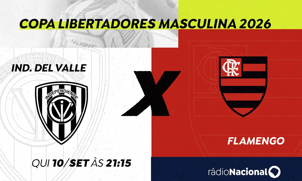 Rádio Nacional transmite Independiente del Valle x Flamengo