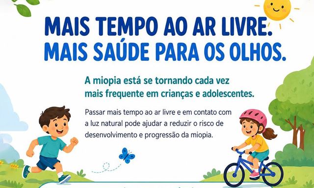 Oftalmologistas alertam para uso de telas e a miopia em crianças