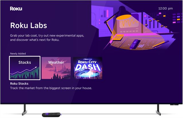 O novo hub Labs da Roku traz aplicativos experimentais para a tela grande