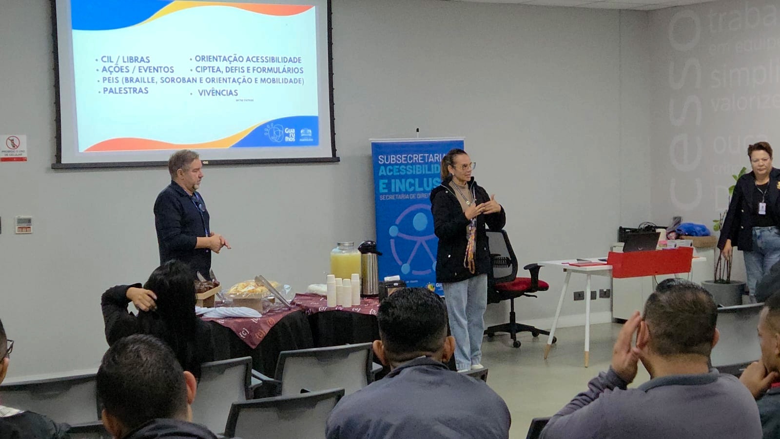Prefeitura leva projeto de sensibilização sobre inclusão para empresa em Cumbica