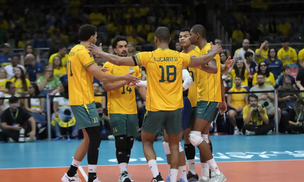 Brasil vence Venezuela e está no mundial de vôlei masculino