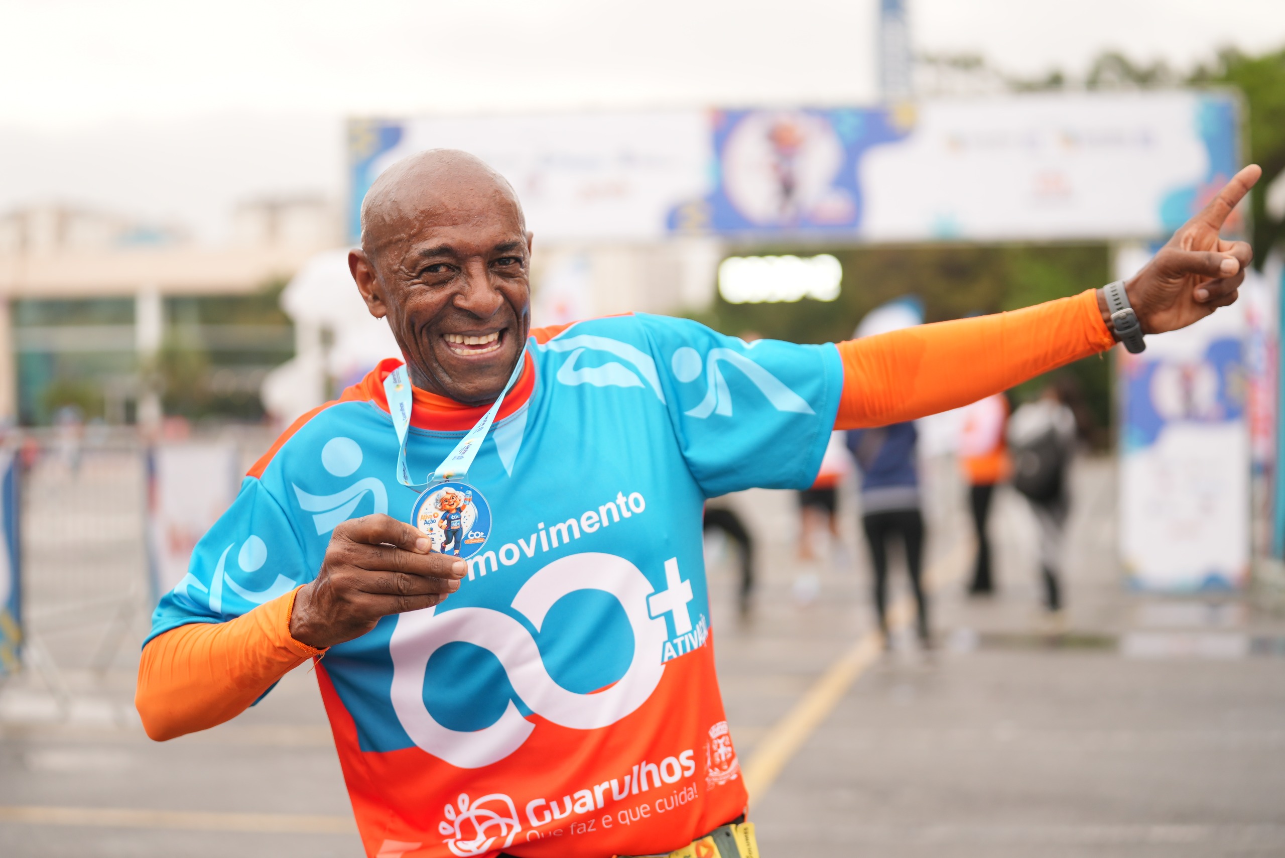 Mais de 5 mil pessoas participam da Corrida e Caminhada Ativação 60+ em Guarulhos