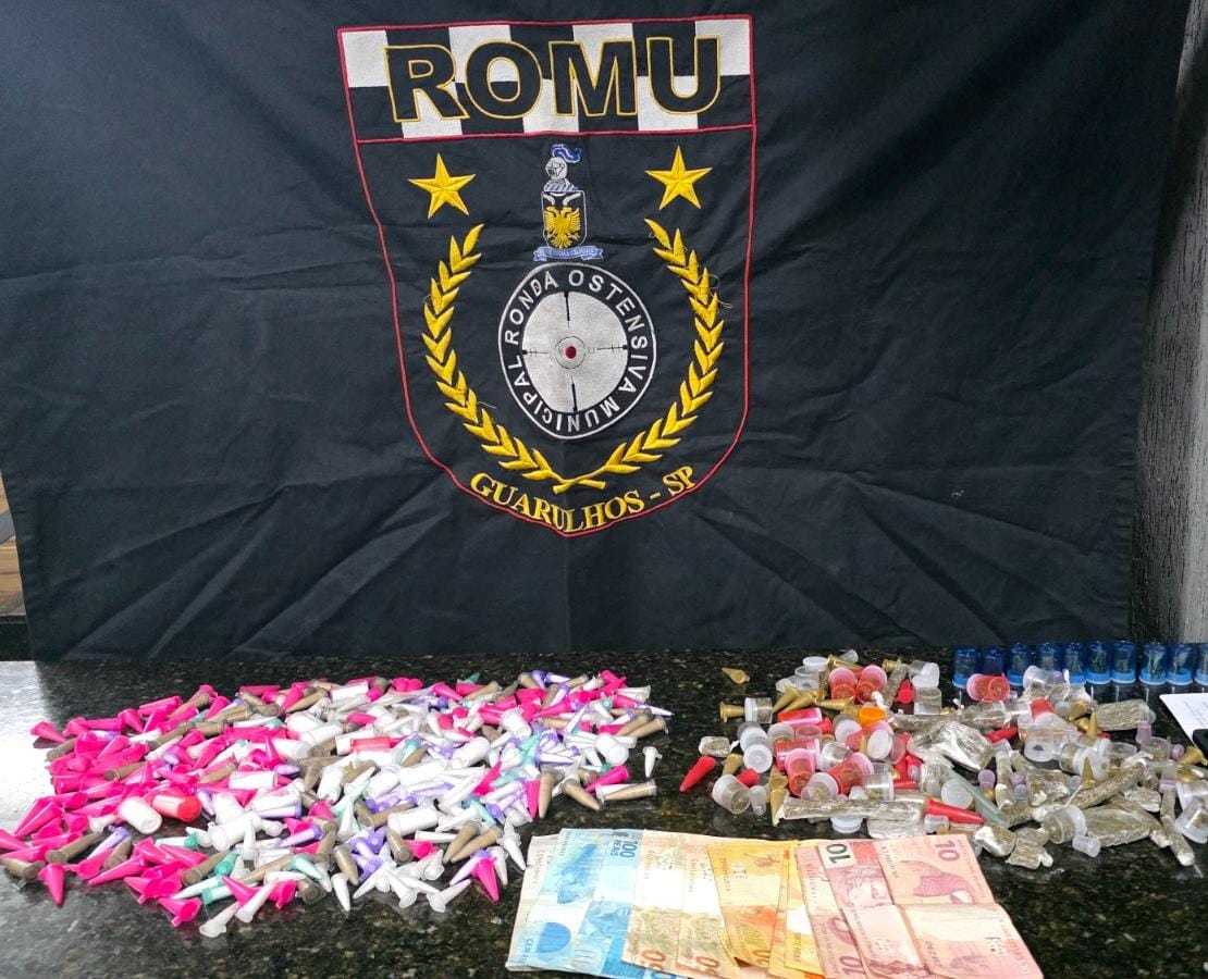 GCM prende seis pessoas e apreende mais de 12 kg de entorpecentes no fim de semana