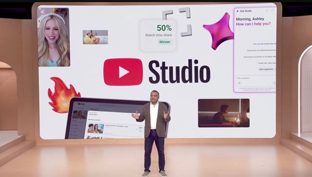 YouTube lança novos recursos de IA para criadores dentro de seu aplicativo Studio