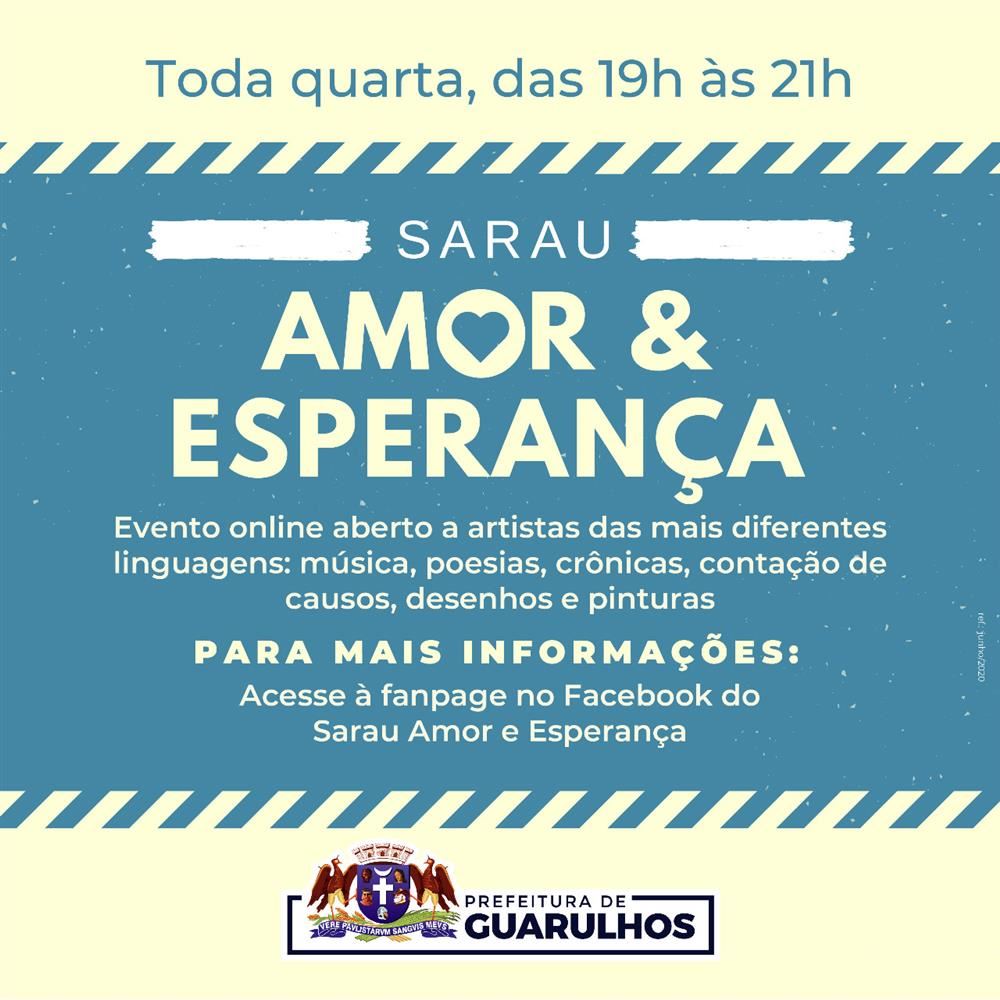 Sarau Amor e Esperança homenageia o cordelista Bosco Maciel nesta quarta-feira