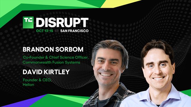 Brandon Sorbom, da Commonwealth Fusion Systems, e David Kirtley, da Helion, sobre como levar a fusão à rede elétrica no TechCrunch Disrupt 2026