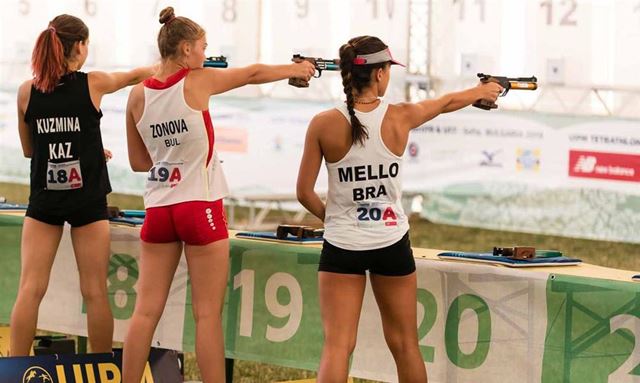 Vice-campeã do Pan de tiro, atleta quer mais conquistas no pentatlo