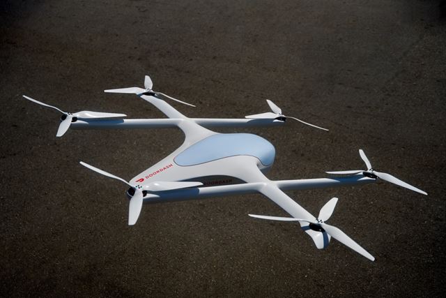 A estratégia de drones do DoorDash começou no chão