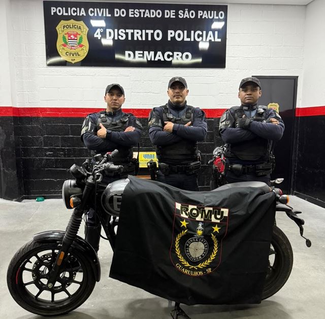 GCM recupera três motocicletas, prende dois homens e apreende adolescente