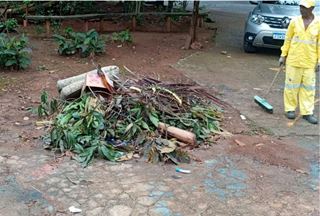 Prefeitura recolhe descarte irregular no Maria Dirce, Presidente Dutra e Cumbica