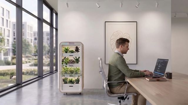 Greenairy está construindo torres de plantas inteligentes para limpar o ar no seu escritório