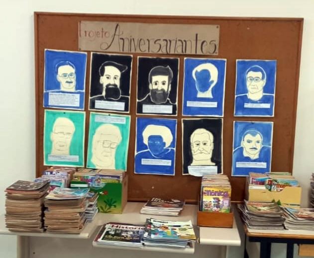 Mostra Autores Aniversariantes celebra escritores nascidos em março na Biblioteca Cidade Seródio