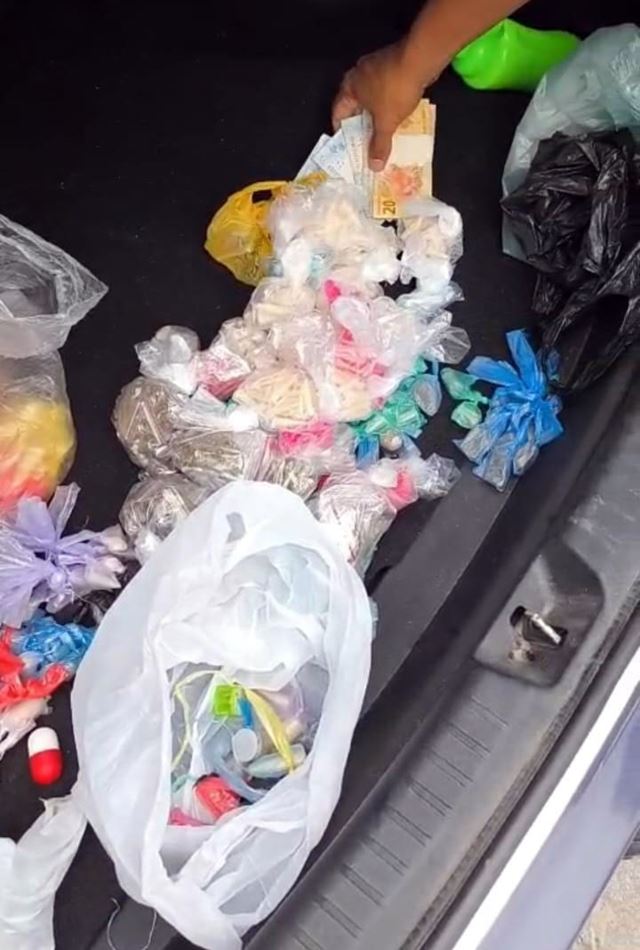 GCM prende traficante com 600 gramas de drogas no Jardim Palmira