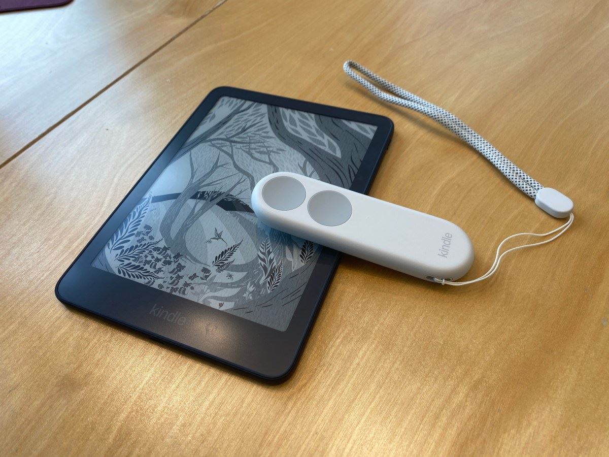 A Amazon apresenta o Kindle Click, um controle remoto de 35 dólares para virar páginas